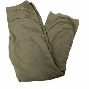 Womens North Face Nylon Hiking Pants Size 6 Cargo